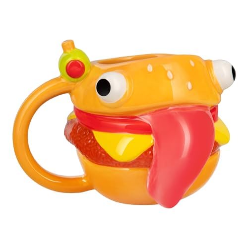 Paladone Fortnite Durrr Burger Shaped Ceramic Coffee Mug - 450ml Capacity 8