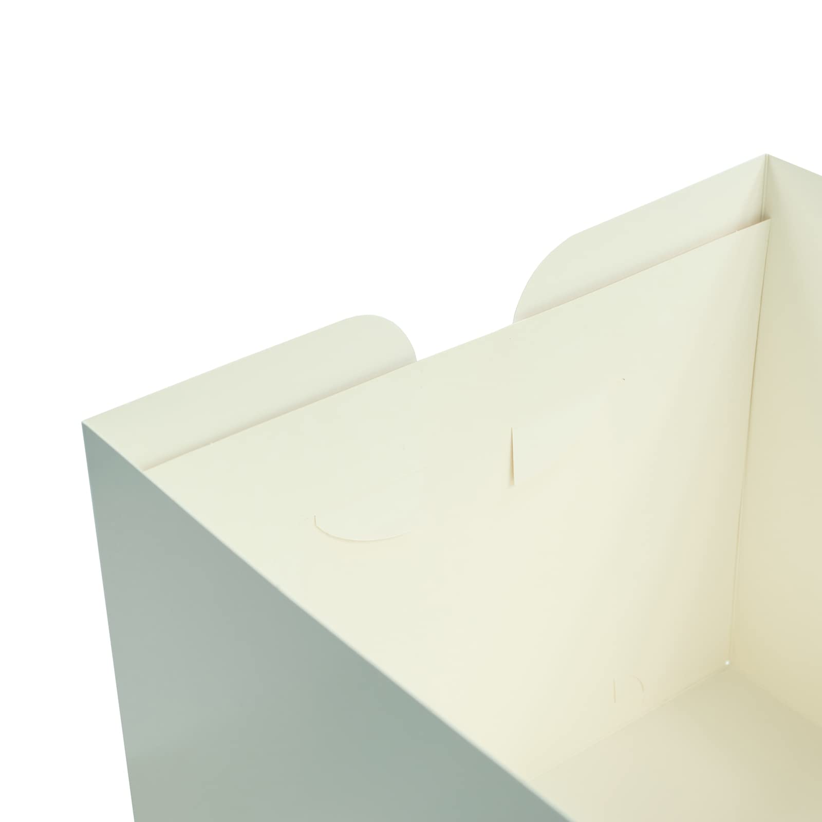 Culpitt Tall White Cake Box - 10 Pack | 10" x 10" x 10" | Food Safe Card 5
