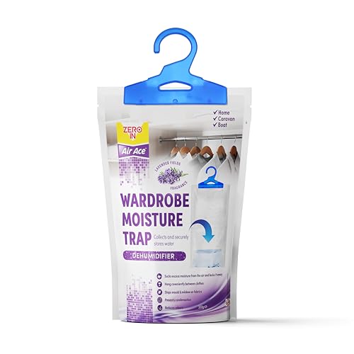 Zero In Wardrobe Dehumidifier - Lavender Scent | 300g | Absorbs up to 500ml 2