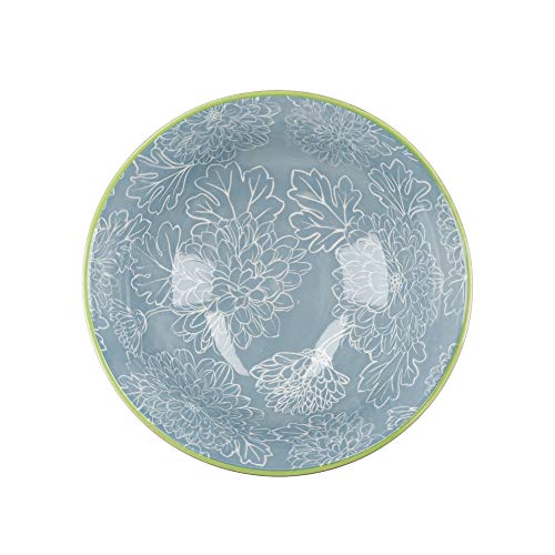 KitchenCraft Patterned Ceramic Soup-Cereal Bowls Set of 4 | Microwave Safe | Gift Boxed 12