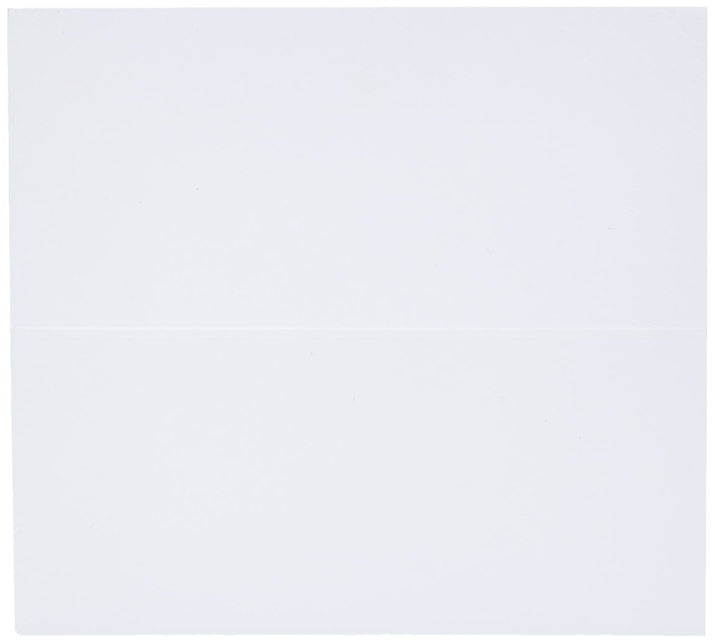Papermania Pearlescent Table Place Settings Folded Cards - Pack of 20, White | 100x90mm Unfolded 3