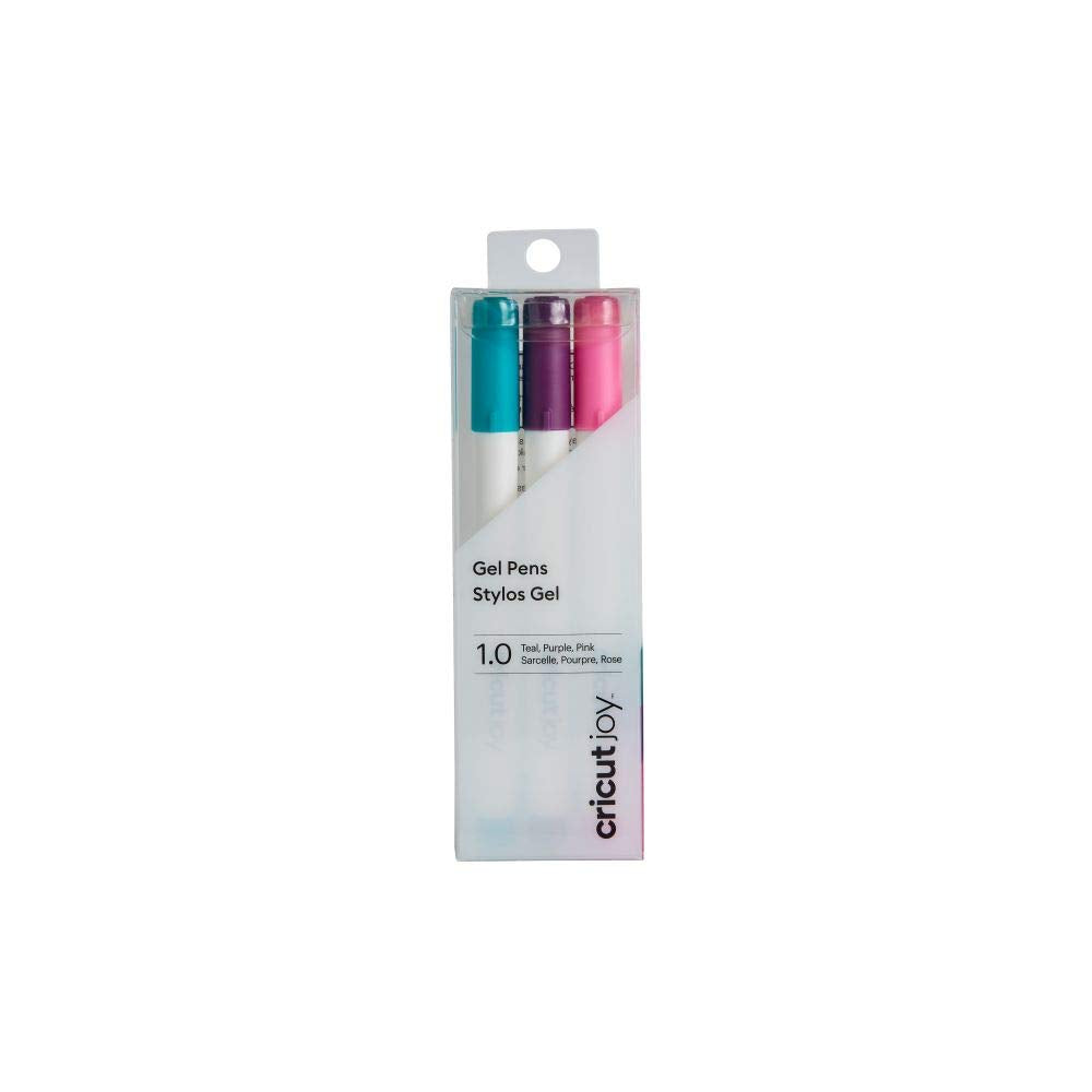 Cricut Joy Gel Pens - Medium Point 1.0mm, Waterproof Ink | 3 Count (Teal, Purple, Pink) 1