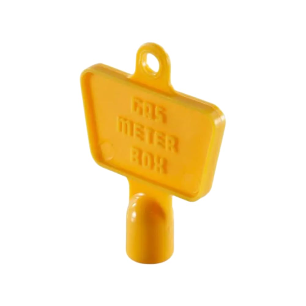 JD Brands Gas Meter Keys - Pack of 2 Durable Plastic Keys for UK Triangle Locks