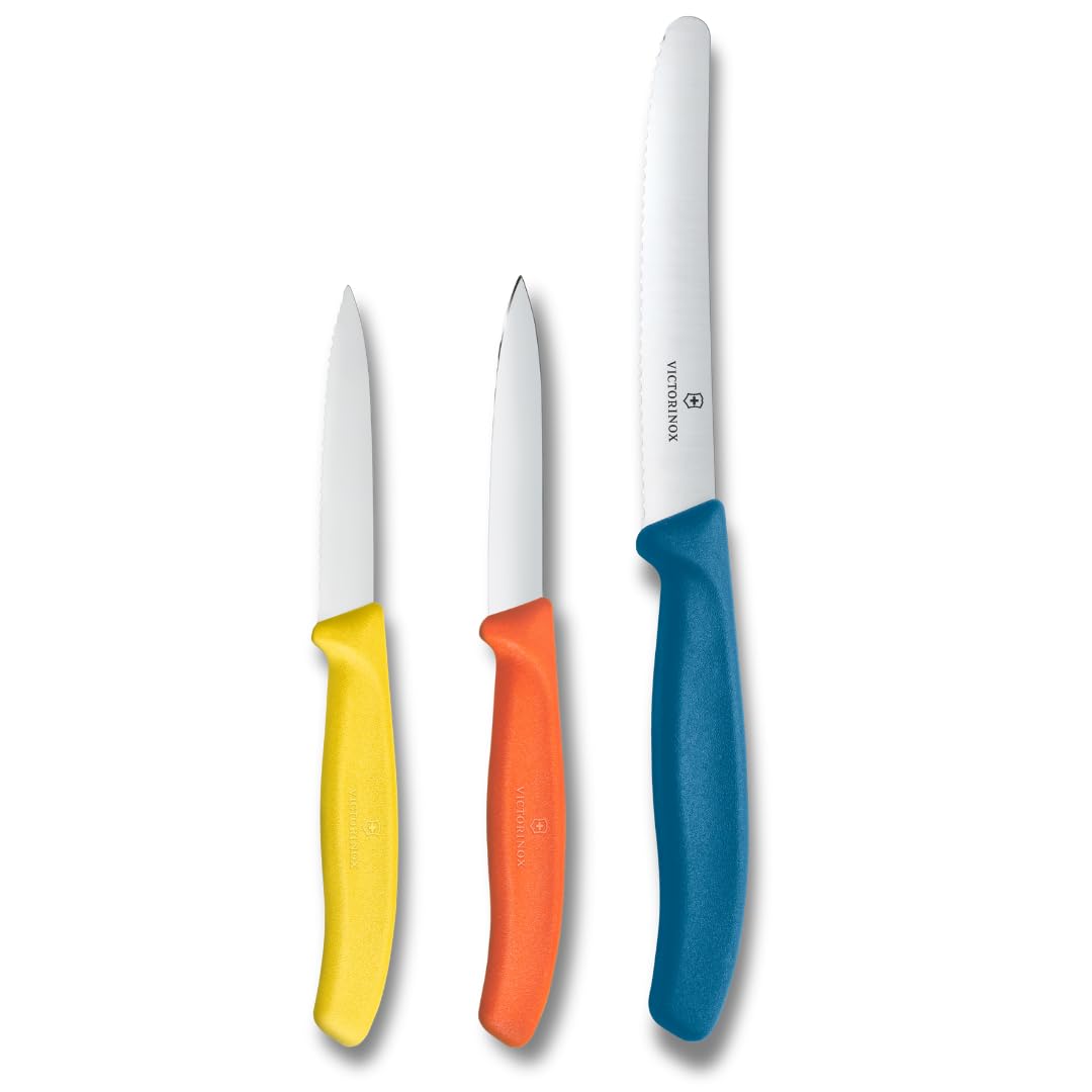 Victorinox Swiss Classic Kitchen Knife Set - 3-Piece Vegetable, Tomato, and Universal Knives 1