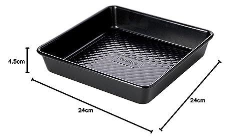 Prestige Inspire Square Cake Tin - 9 Inch (23cm) Non-Stick, Heavy Gauge Carbon Steel Bakeware 5