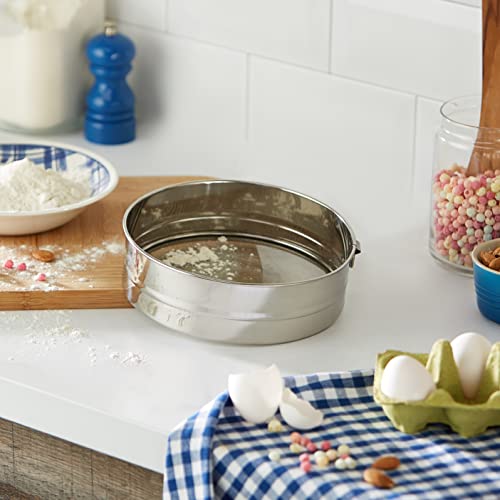 KitchenCraft Fine Mesh Tamis Drum Sieve - 20.5 cm Stainless Steel | Heat Resistant 4