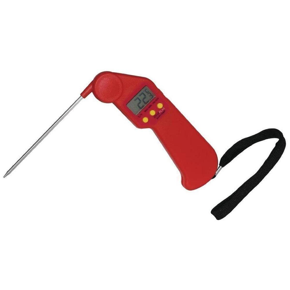 NISBETS Hygiplas Easytemp CF913 Digital Meat Thermometer | Red | -50 to +300°C Range