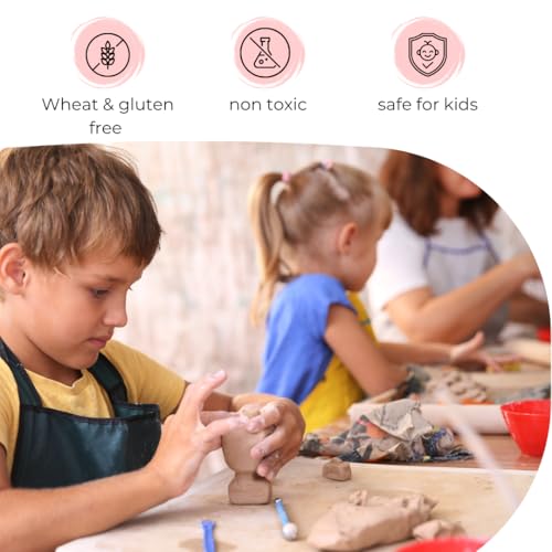 Double Dragon Air Drying Modelling Clay - 12.5kg Stone Color for Sculpting & Crafting 4