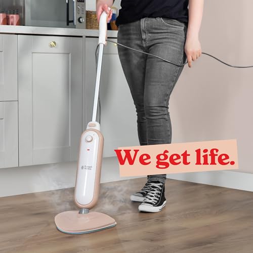 Russell Hobbs Upright Steam Mop - Kills 99.9% Bacteria | 1.4kW Power | 380ml Tank 12