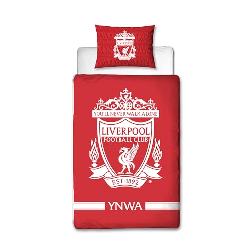 Liverpool F.C. Character World Tone Design Single Duvet Cover Set | Reversible | Polycotton 2