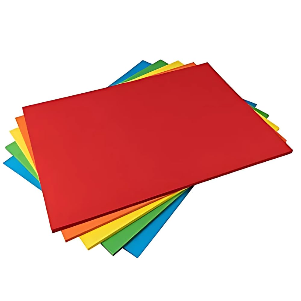Hawksbill Card Stock - A3, 225 GSM Heavyweight, Bright Rainbow Colours | Pack of 50 Sheets 1