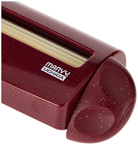 Uchida Corru-Gator Paper Crimper - Straight Pattern | Plastic Construction | Claret Color 4