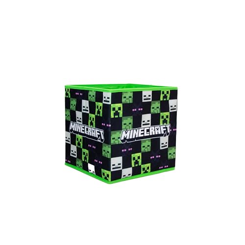 Minecraft Officially Licensed Storage Boxes - 2 Pack Foldable Cubes | 30cm x 30cm 4