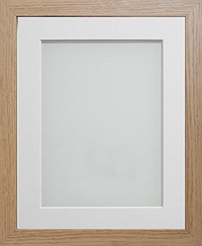 Frame Company Allington Range Beech Picture Frame | 14x11 Inches Mounted for A4 Image | Includes White Mount 1