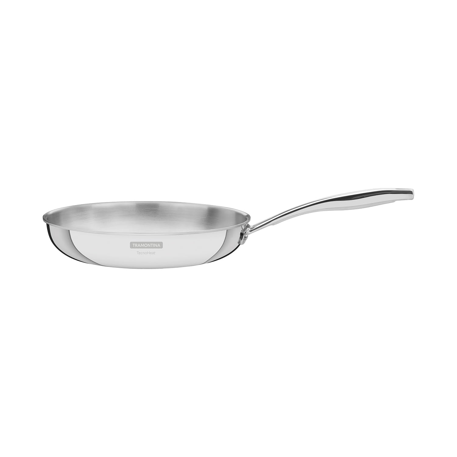 Tramontina Grano Frying Pan - 2.2L Stainless Steel Induction Compatible | 27cm Diameter 1
