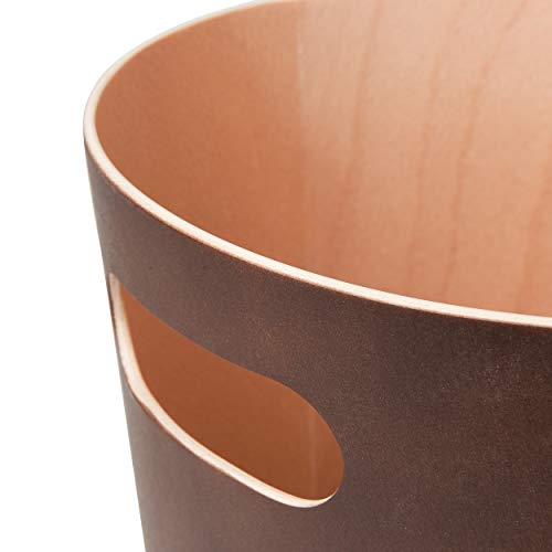 Umbra Woodrow 2 Gallon Wooden Trash Can | Espresso Finish | Modern Design 13