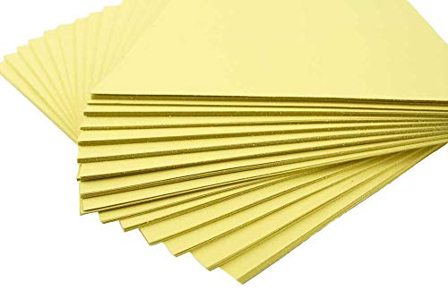 House of Card & Paper Pastel Yellow Card Stock - 160gsm A4, 100 Sheets | Crafting & Presentation 2