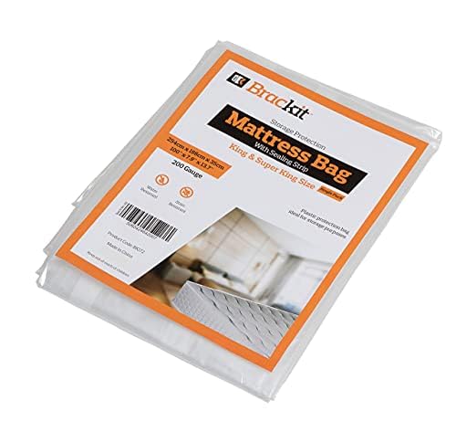 brackit Mattress Storage Bag - King/Super King Size | 200g Polythene | 254 x 198 x 37cm 5
