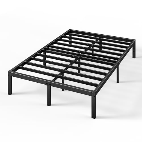Zinus Elias Double Bed Frame - All-Steel Construction | 12.4'' Underbed Clearance | Black 12