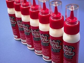 Anita's Tacky Poly Vinyl PVA Craft Glue - Precision Nib Applicator | Dries Clear | 60ml