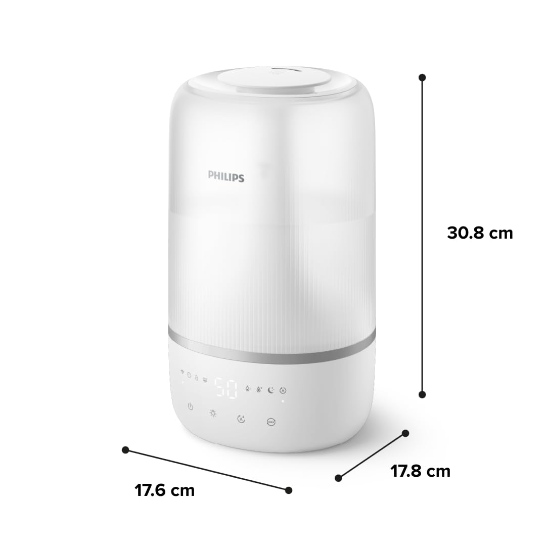 Philips Smart Humidifier - 3L Tank, Up to 32 Hours Runtime, App Control | HU1509/00 10