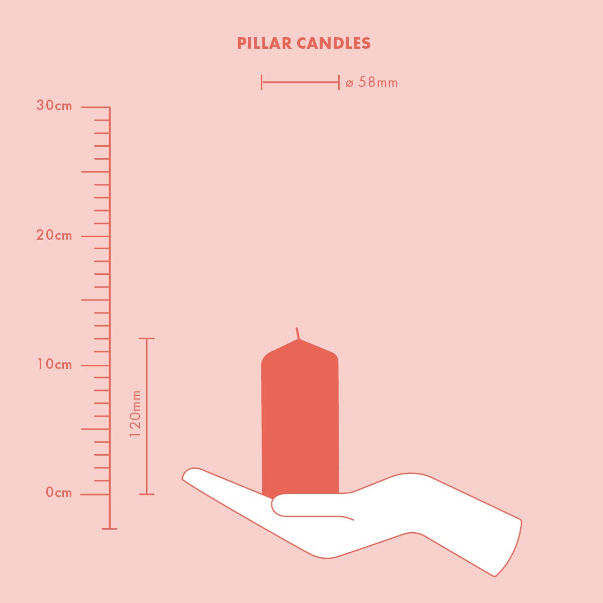BOLSIUS Pillar Candles - Ivory Unscented | 12 x 6 cm | 33 Hour Burn Time | 4-Pack 5