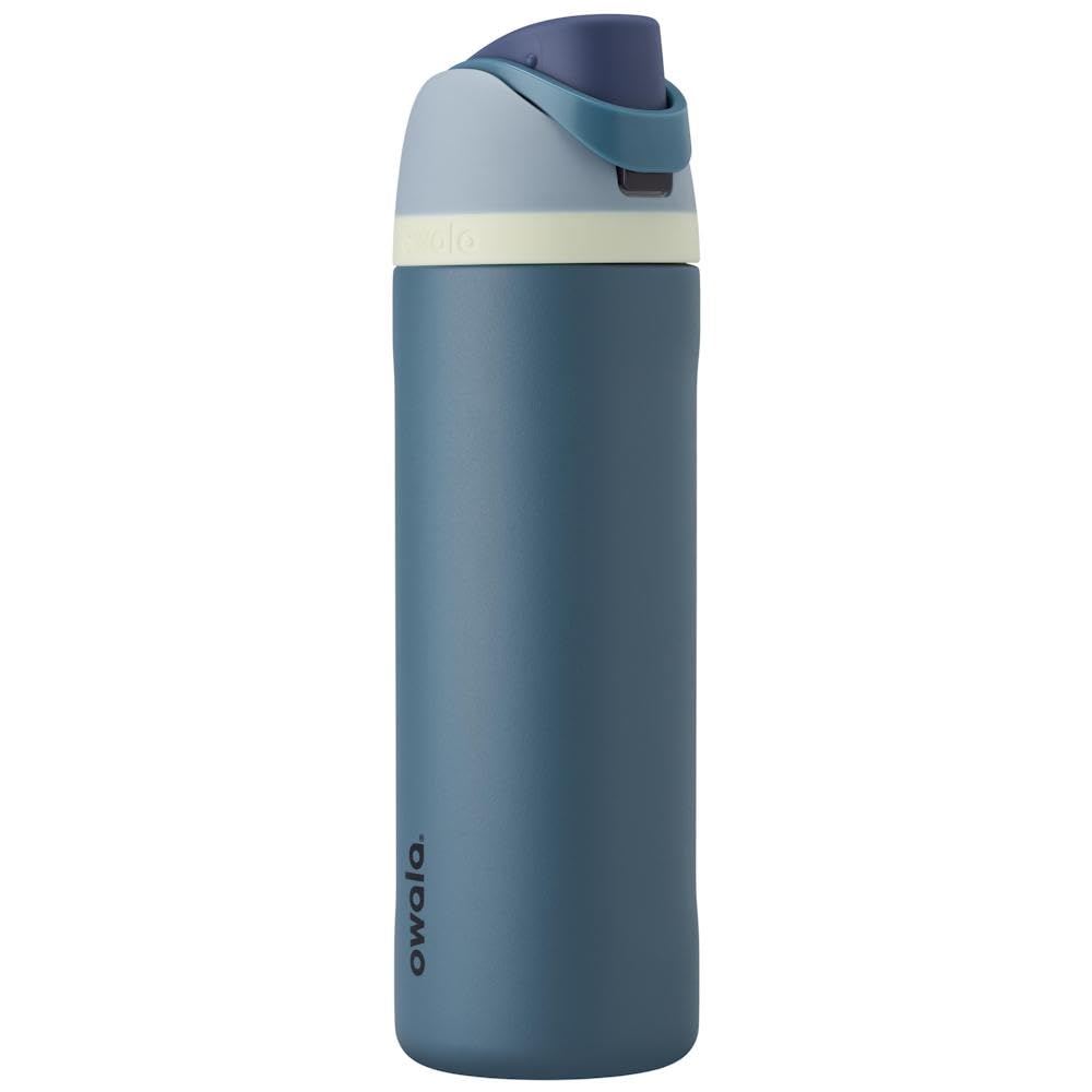 Owala FreeSip Insulated Stainless Steel Water Bottle with Straw - 710ml, Denim