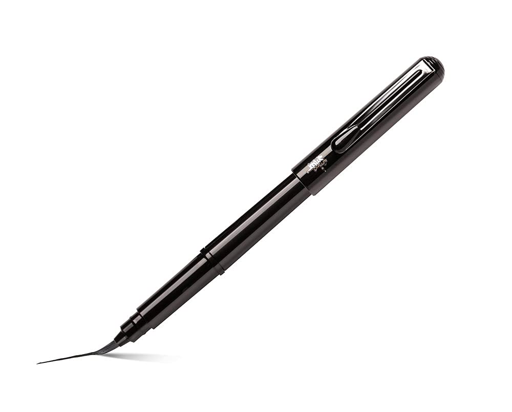 Pentel XGFKP/FP10-A Brush Pen Set - Black Ink, Refillable | Water & Fade Resistant 2