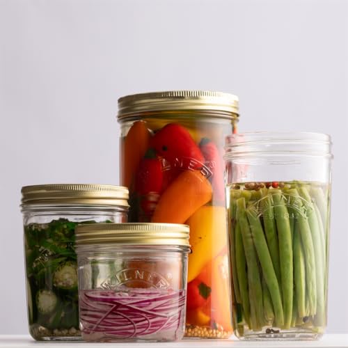 Kilner Wide Mouth Preserve Jar - 0.35L (350ml) Glass Storage Jar with Vacuum Seal 3