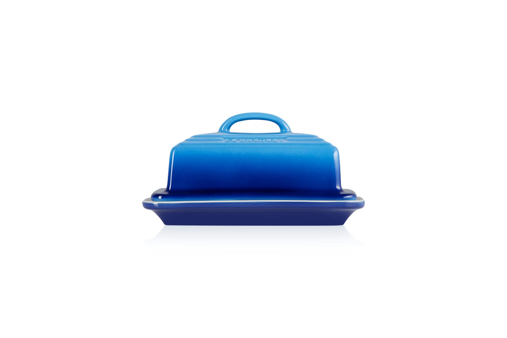 Le Creuset Stoneware Butter Dish - Azure | 900 g Capacity | 17 x 12.5 x 9 cm 3