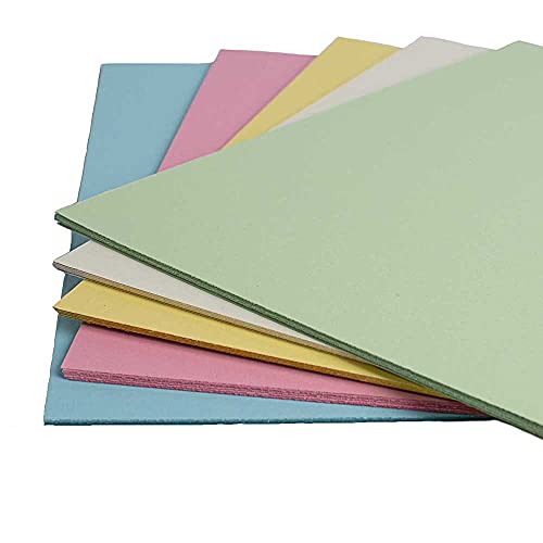 House of Card & Paper A4 160 gsm Card - Assorted Pastel Colours | 100 Sheets Pack 8