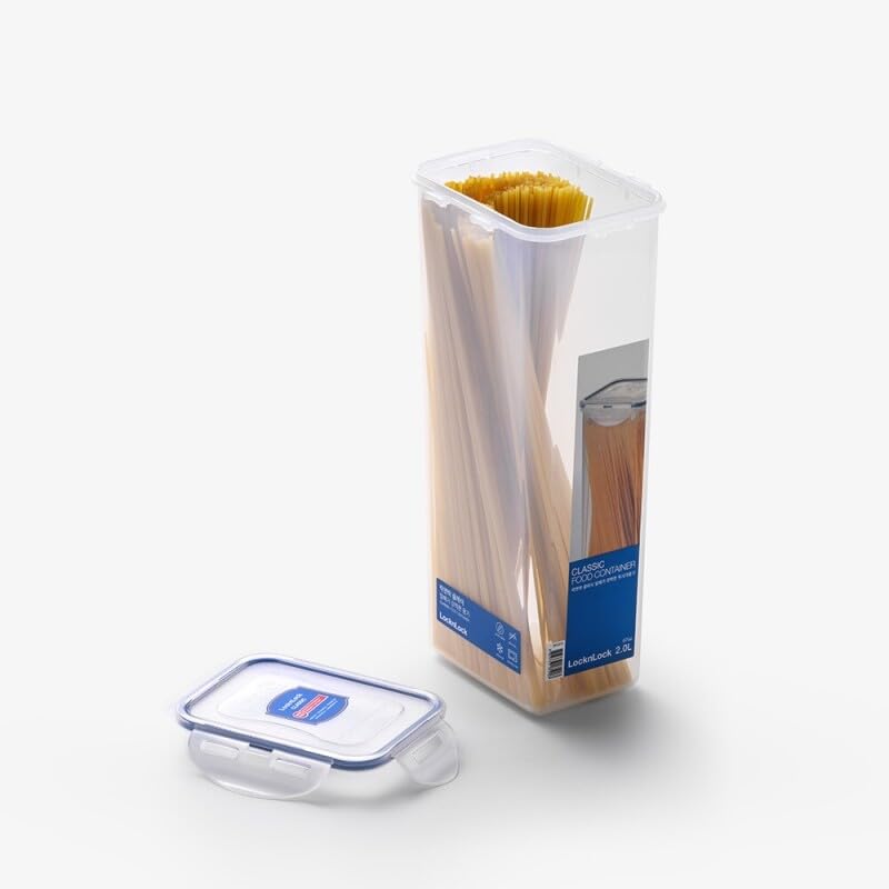 LocknLock Rectangular Storage Container - 2L Airtight, Leak-Proof, BPA Free Plastic | HPL819 4