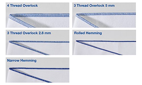 Brother M343D Overlocker - 3 or 4 Thread Capability | F.A.S.T Lower Looper Threading | White 11