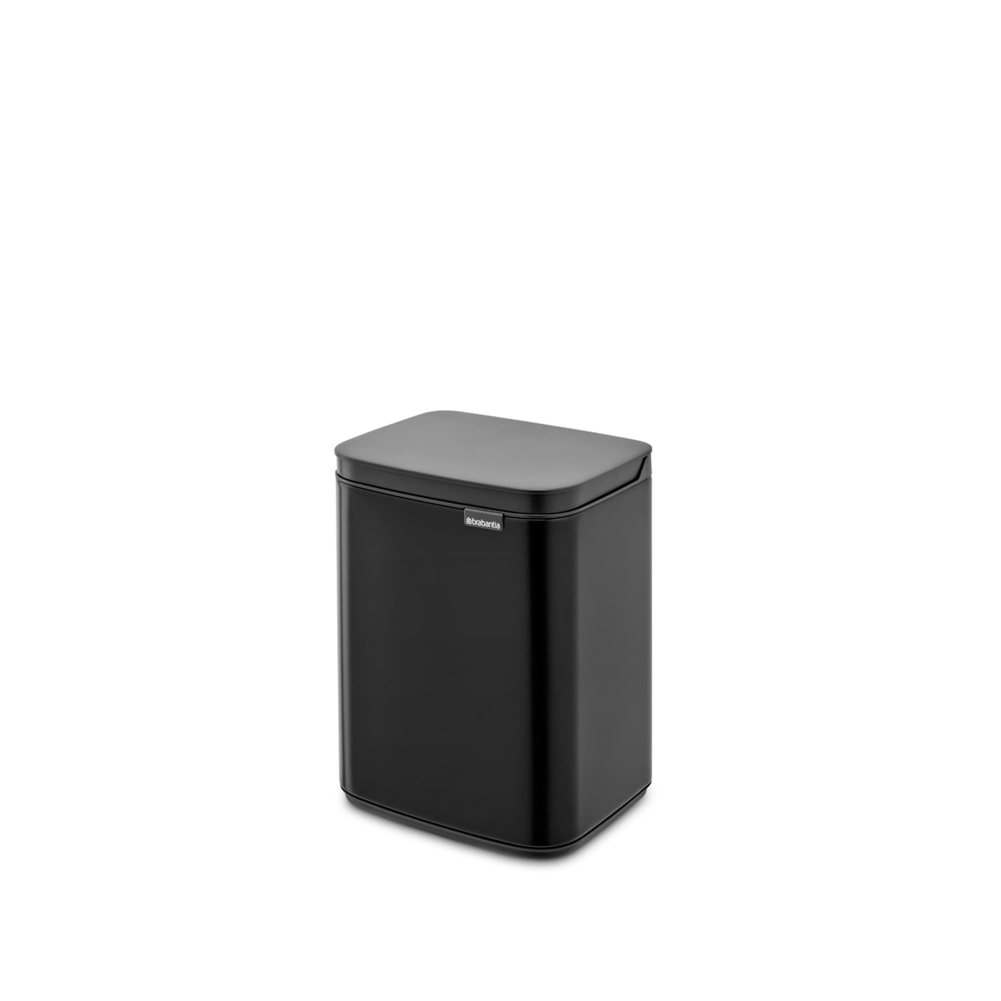 Brabantia Bo Waste Bin - 4L Compact Bathroom Bin | Matt Black | Quiet Close 3