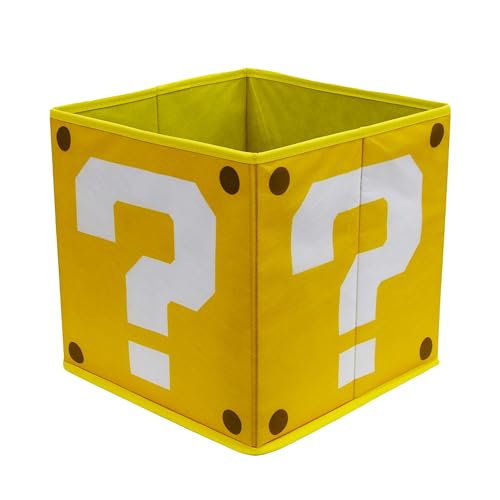 Character World Nintendo Super Mario Storage Boxes - 2 Pack Foldable Cubes | 30cm x 30cm 2