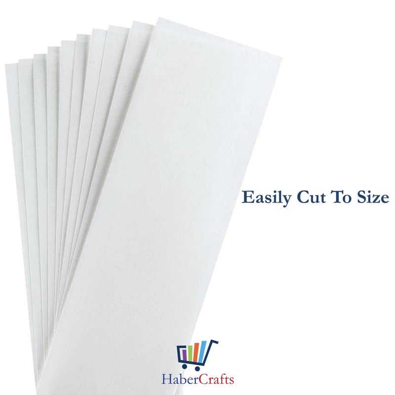 Habercrafts Blotting Paper Sheets - 300gsm Thick, Highly Absorbent for Ink & Oil Removal | A4 Size (5 Sheets) 5