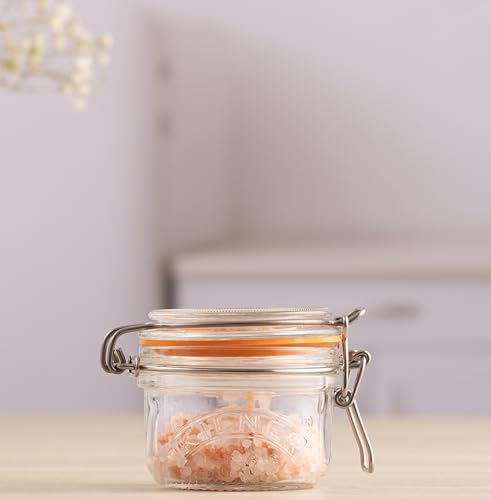 Kilner Round Clip Top Jar - 0.125 Litre Airtight Glass Storage for Preserving & Dry Goods 2