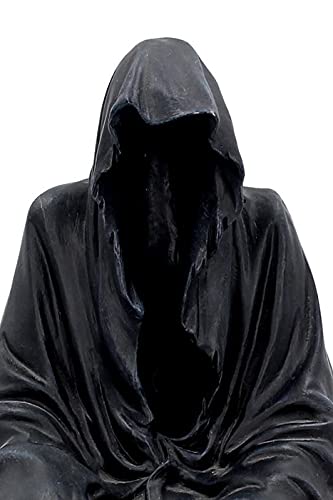 Nemesis Now Darkness Resides Reaper Figurine | 23cm Height | Black Resin Statue 6