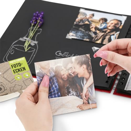 Hama Photo Mounting Corners - 500 Pack Transparent Corners for Secure Photo Album Mounting 11