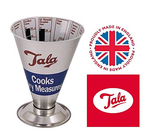 Tala Dry Cook's Measure - Iconic Design | 1 Litre Capacity | Tin Material 3