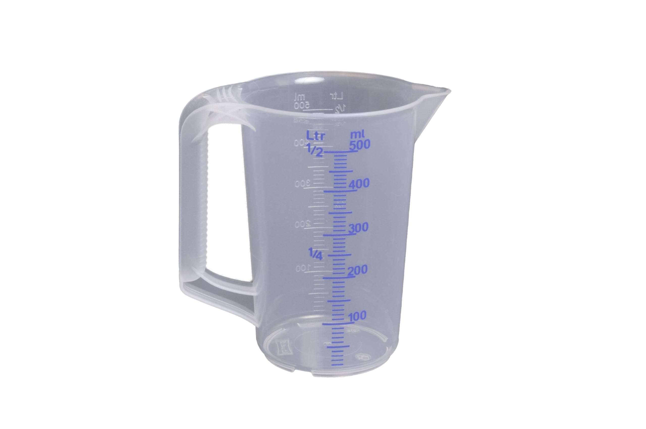 hünersdorff Graduated Can 935000 - Chemical Resistant | 500 ml Capacity | White/Blue 1