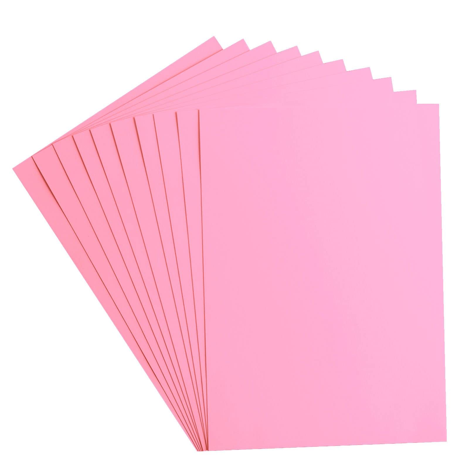 Vaessen Creative Smooth Cardstock - Pink | 216 gsm | A4 Size | 10 Sheets 3