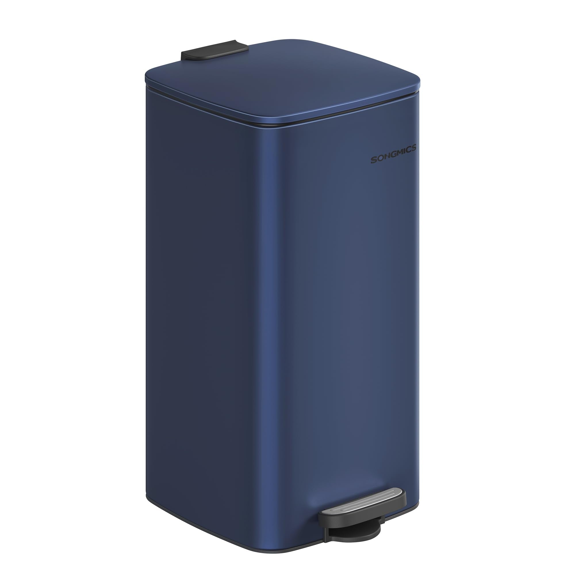 SONGMICS 8 Gallon (30 L) Kitchen Bin - Stainless Steel Pedal Bin with Soft-Close Lid | Midnight Blue 1