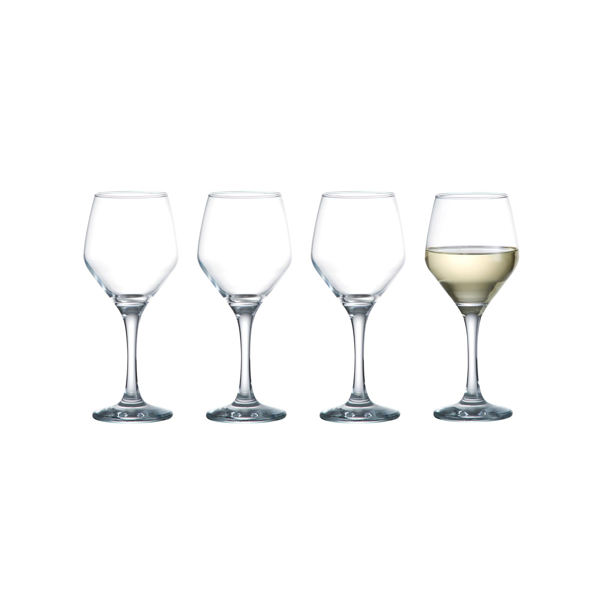 Ravenhead Majestic White Wine Glasses - Set of 4 | 33cl Capacity | Break Resistant Glass 1