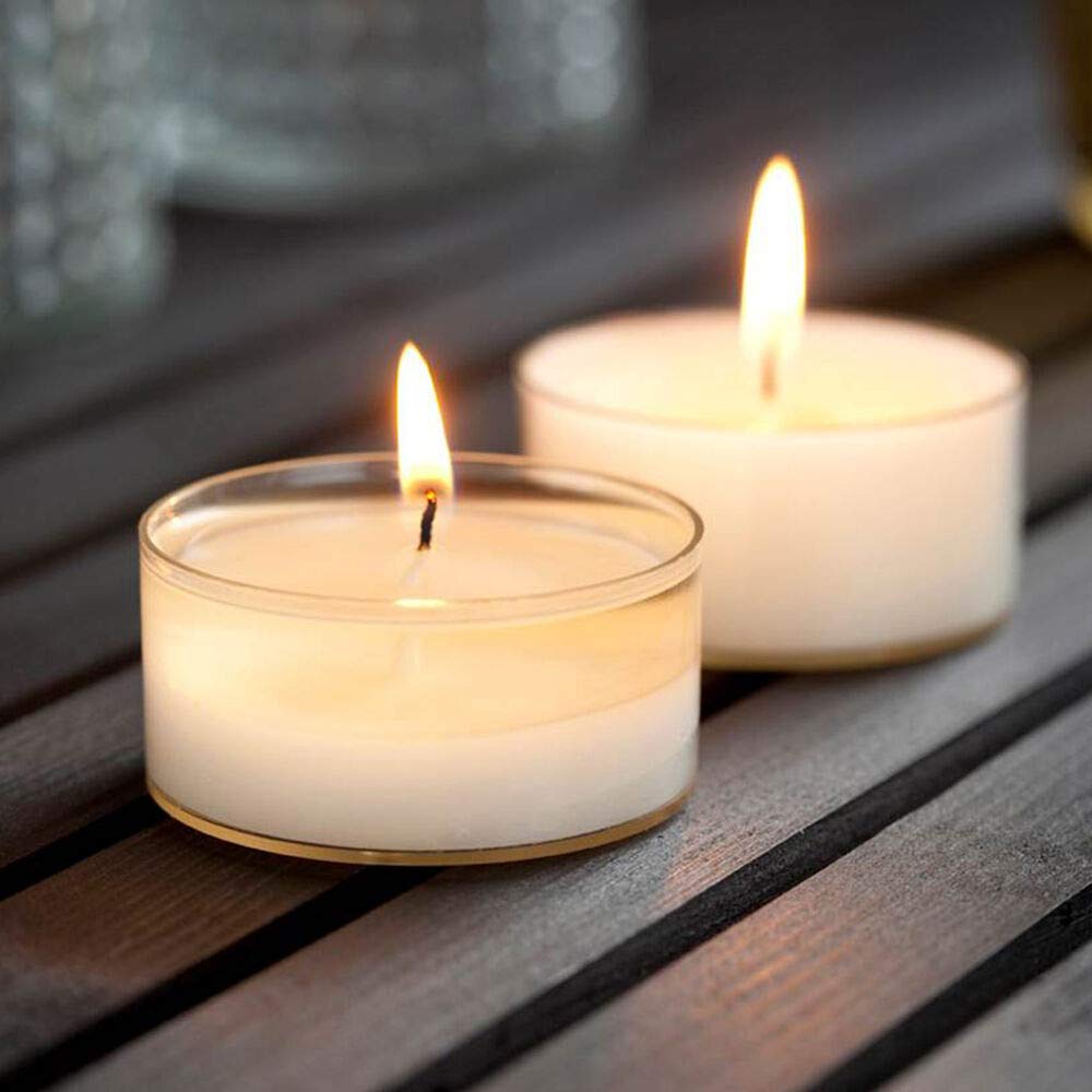 Spaas Scented Tealights - White Cake Vanilla Fragrance | 8 Hour Burn Time | 12 Pack 4
