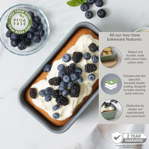 Cooksmart Signature Loaf Tin - 24cm Carbon Steel | PFOA-Free Non-Stick | Green 4