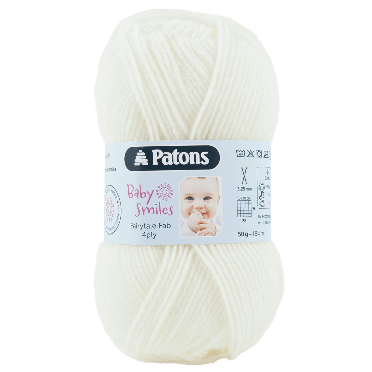 Patons Baby Smiles Fairytale Fab 4ply Yarn - 100% Acrylic, DK Weight, 50g Skein 1