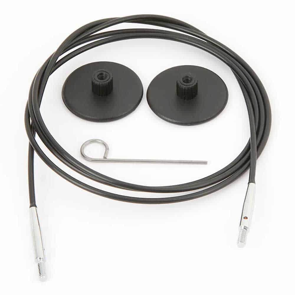 KnitPro KP10521 Interchangeable Cable - Makes 60cm/24'' | Resilient & Flexible | Smooth Screw-In Join 2