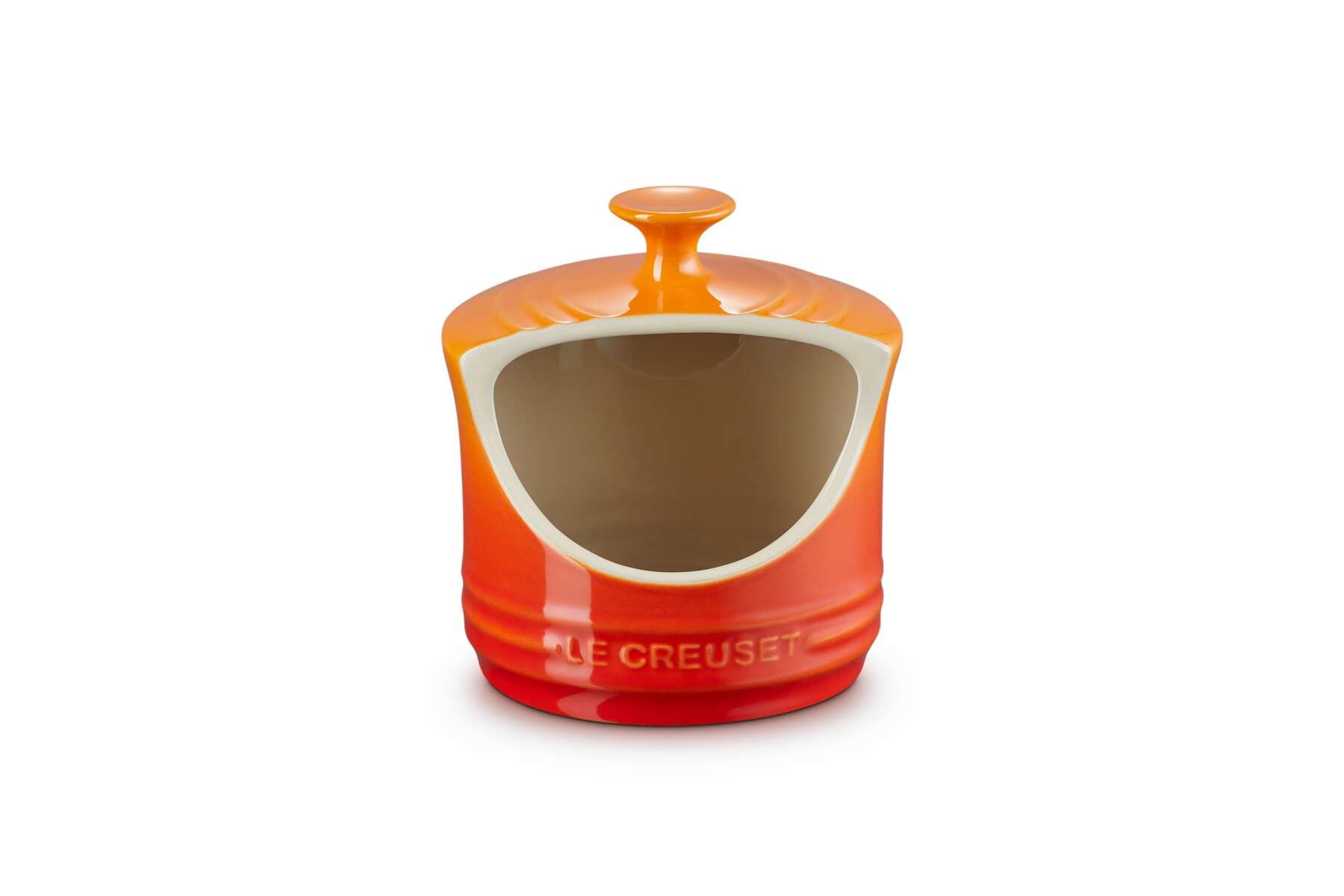 LE CREUSET Stoneware Salt Keeper - 300ml Capacity | Chip & Scratch-Resistant | Volcanic 2