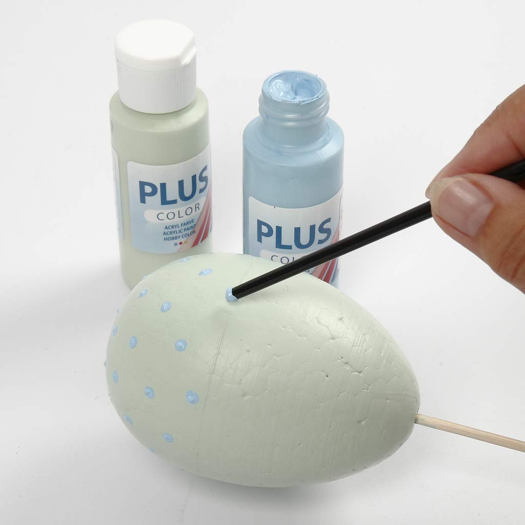 Creativ Polystyrene Eggs - Crafting & Decor | 10 cm Height | 5 Pack | White 3
